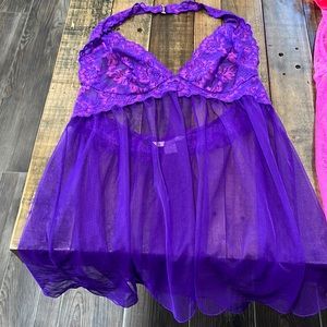 3 Victoria’s Secret baby doll size m
